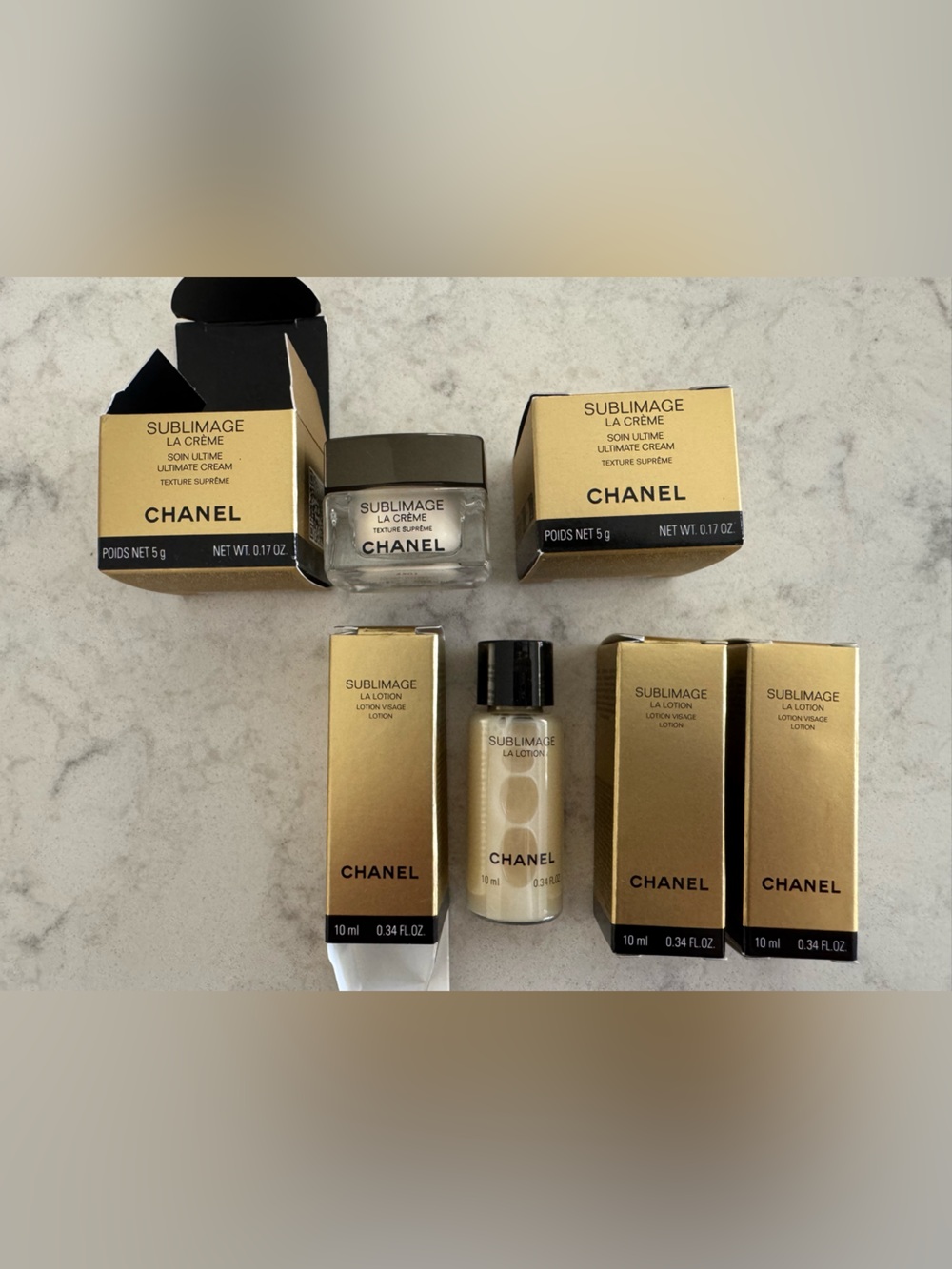Chanel Sublimage La Crème Ultimate Cream and La Lotion